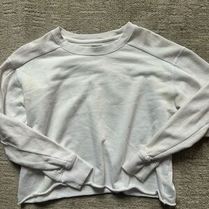 Aerie Classic White Sweatshirt